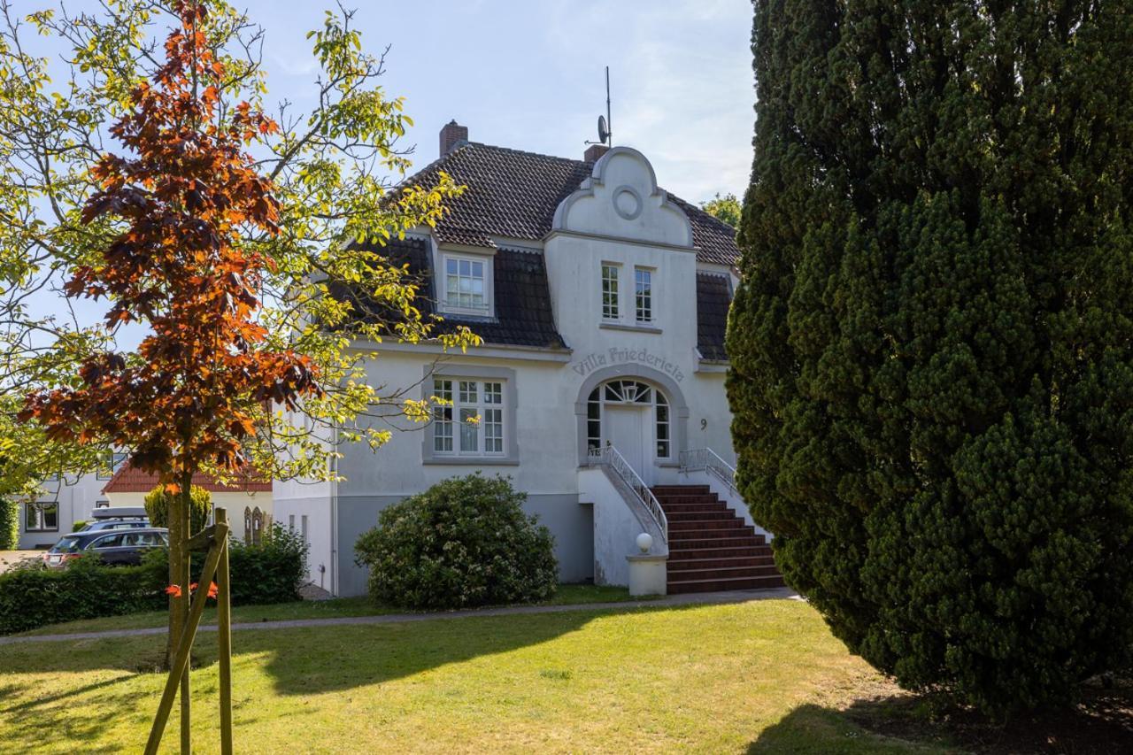 Villa Friedericia, Wohnung 3-Hochparterre Links Wyk auf Föhr Exterior foto